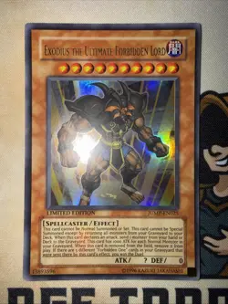 Yu-Gi-Oh Exodius the Ultimate Forbidden Lord - Ultra Limited Edition JUMP-EN025 - Image 3