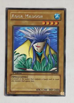 Aqua Madoor LOB-027 1st Edition Yu-Gi-Oh! Legend of Blue Eyes - Image 1