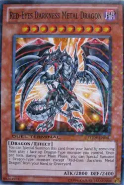 Yugioh! MP Red-Eyes Darkness Metal Dragon - DT04-EN060 - Common - Duel Terminal - Image 1
