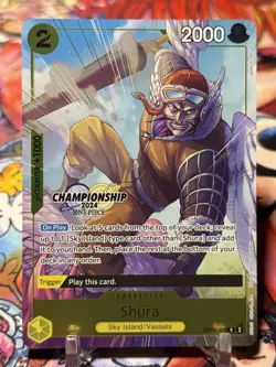 SHURA - One Piece TCG OP05-106 - PROMO R Rare - Championship Series 2024 - Image 1