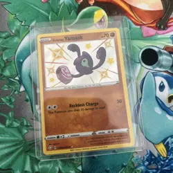 Pokemon Card Galarian Yamask SV065/SV122 Shining Fates Shiny Vault Holo Rare NM - Image 1