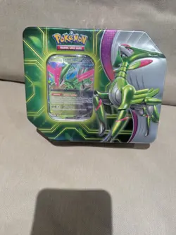 Pokemon Trading Card Game: Paradox Clash Tin - Iron Leaves ex - Sealed - Image 1