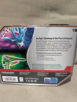 Pokemon Trading Card Game: Paradox Clash Tin - Iron Leaves ex - Sealed - Image 2