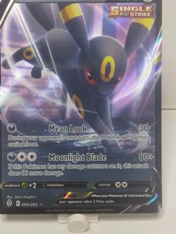 Umbreon V - 094/203 - Pokemon Evolving Skies Sword & Shield Ultra Rare Card NM - Image 4
