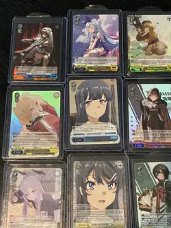 Weiss Schwarz LOT 20 cards ALL SR and ALL IN TOP LOADERS - Image 2