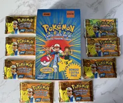 Pokemon Topps Trading Cards TV Animation Edition Sealed Pack 8 pkgs with box - Image 1