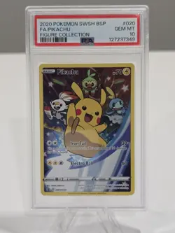 Pikachu SWSH020 Sword & Shield Promo Cards Pokemon TCG Graded PSA 10 - Image 1