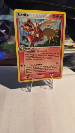 Blaziken Power Keepers Holo Rare LP 5/108 pokemon trading card - Image 1