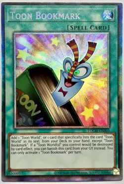 TOCH-EN003 Toon Bookmark - Collectors Rare 1st Edition Near Mint YuGiOh Card - Image 1