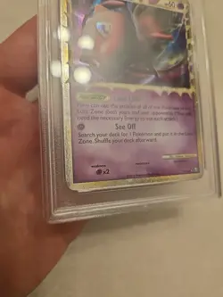 Psa Graded Holo Triumphant Mew Prime Pokemon Card 97/102 - Image 5