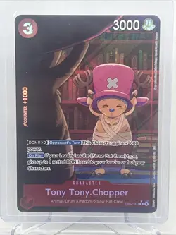 Namco One Piece Tony Tony.Chopper EB02-003 Foil Rare 3000 Power Card - Image 1