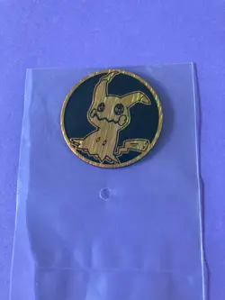 Mimikyu mimic Pokemon Coin Collection Holo foil Pokemon TCG Card Game From Japan - Image 2