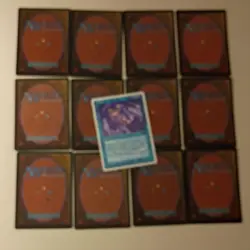Magic: The Gathering Vintage Ice Age Blue Lot - Recall, Mystic Remora, 12 Cards - Image 2