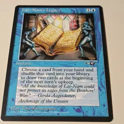 Magic: The Gathering Vintage Ice Age Blue Lot - Recall, Mystic Remora, 12 Cards - Image 5