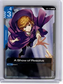 2025 Gundam Card Game—A Show of Resolve #GD01-100 Edition Beta—Uncommon Non-Foil - Image 1