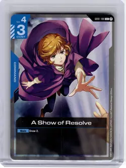 2025 Gundam Card Game—A Show of Resolve #GD01-100 Edition Beta—Uncommon Non-Foil - Image 1