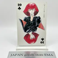 Haman Karn Gundam Vintage Playing Cards Animage Japanese Anime Manga 1985 Rare - Image 1