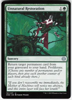 Unnatural Restoration U Phyrexia: All Will Be One 191 LP - Image 1