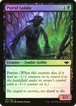 MTG FOIL Putrid Goblin - Modern Horizons #101 - Image 1