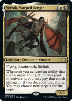 1 x Verrak, Warped Sengir - Commander: Dominaria United - NM-Mint - MTG - Image 1