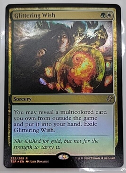 MTG Magic the Gathering Glittering Wish (253/429) Time Spiral Remastered FOIL - Image 1