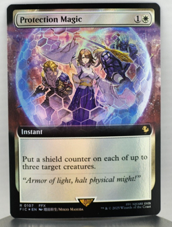 Foil - Protection Magic (Extended Art) - Commander: FINAL FANTASY (FIC) - Image 1