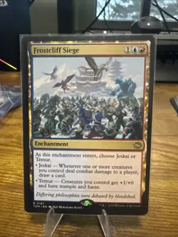MTG Foil Frostcliff Siege - Tarkir: Dragonstorm NM - Image 1