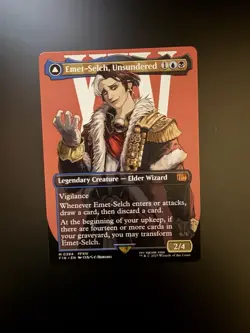 MTG Final Fantasy English Emet-Selch, Unsundered Borderless 0394 Non-Foil - Image 1