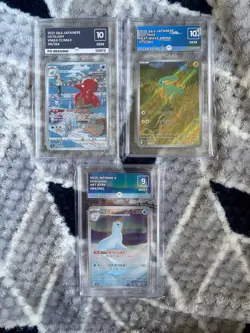 PG Graded Japanese Pokemon Bundle - 2x Gem Mint 10's. 1x Mint 9 - Image 1