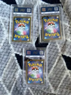 PG Graded Japanese Pokemon Bundle - 2x Gem Mint 10's. 1x Mint 9 - Image 5