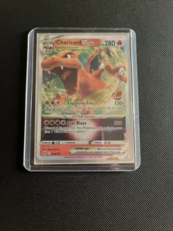 Pokemon TCG Charizard VSTAR Holo Ultra Rare Card Brilliant Stars 018/172 - Image 1