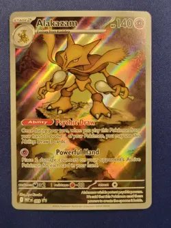 Pokemon TCG Alakazam 009 Me: Mega Evolution Promo Holo Near Mint - Image 1