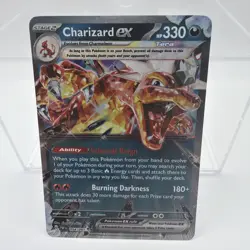 Charizard ex 054/091 Pokemon SV: Paldean Fates Double Rare NM - Image 1