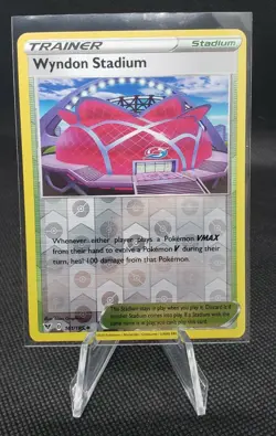 Pokemon Vivid Voltage Wyndon Stadium Reverse Holo 161/185 - Image 1