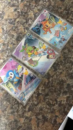 Pokemon - First Partner Collection - Sinnoh Starter Set Turtwig Chimchar Piplup - Image 1