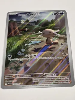 2025 Pokemon Phantasmal Flames Paldean Wooper Illustration Rare 102/094 Full Art - Image 2
