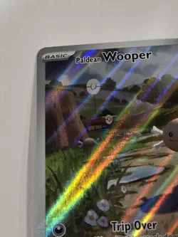 2025 Pokemon Phantasmal Flames Paldean Wooper Illustration Rare 102/094 Full Art - Image 4