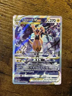 ZERAORA VSTAR GG43/GG70 Crown Zenith: Galarian Gallery Full Art Pokemon TCG NM - Image 1