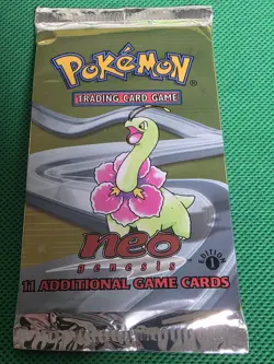 🔥🔥🔥 POKEMON NEO GENESIS 1ST EDITION BOOSTER PACK – FACTORY SEALED 💎 - Image 2