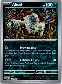 Absol - SV04: Paradox Rift 113/182 - Uncommon - NM Pokemon TCG - Image 1