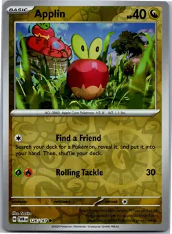 Applin - - SV06: Twilight Masquerade 126/167 - Common - NM Pokemon TCG - Image 1