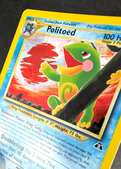 Pokemon TCG: Politoed 8/75 Neo Discovery WoTC Holo Rare NM - Image 4