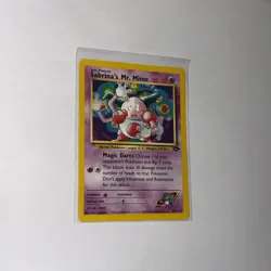 Pokemon Tcg Sabrina's Mr. Mime #59 Pokemon Gym Challenge LP - Image 1