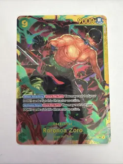 One Piece Wings of the Captian•Roronoa Zoro• •OP06-118• Secret Rare - Image 1