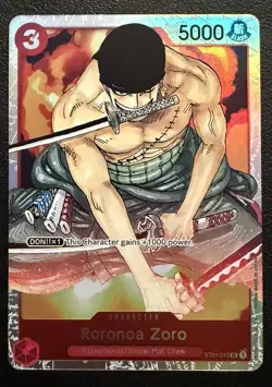 Roronoa Zoro ST01-013 SR Starter Deck 1: Straw Hat Crew One Piece TCG - Image 1