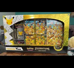 Pokemon TCG: Celebrations Special Collection Box [Pikachu V-Union, 50 Cards] 820650809156 - Image 1