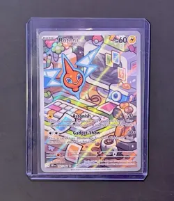 Pokemon Card Rotom #197/182 Sv10 Destined Rivals Full Art Holo Rare English - Image 2