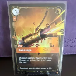 League of Legends Sabotage Spell Card Kudos Productions 156/296 English - Image 1