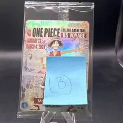 🔥One Piece Monkey D. Luffy US Voyage College Basketball Promo Card SEALED🔥(B) - Image 4