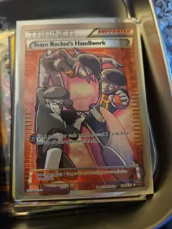 Pokemon XY Fates Collide Team Rockets Handiwork 124/125 Trainer Card - Image 1